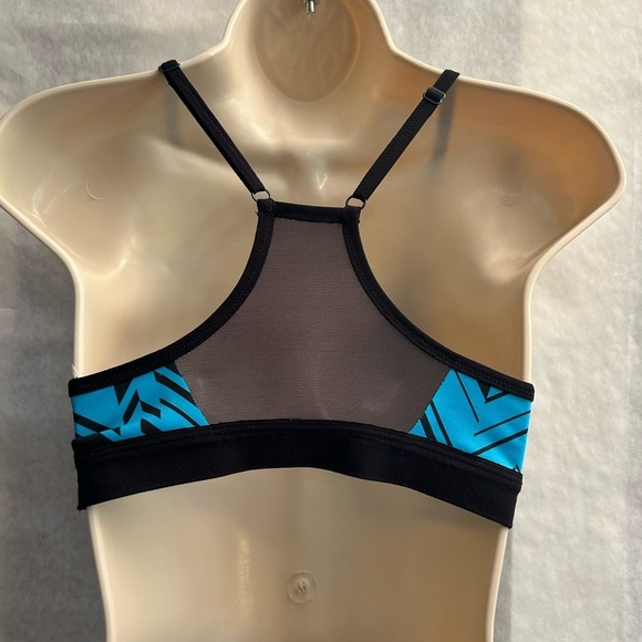 Nike Pro Indy Freeze Frame Sports Bra Geometric athletic Sports Bra Sz-M. AA8 - Picture 4 of 12